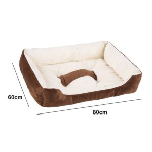 Cozy Luxury Calming Pet Bed for Dogs & Cats – Ultra Soft Washable Plush Cushion ✨